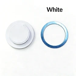 Magnetic Self - Adhesive Phone Holder with 120° Rotation & Expanding Stand (White)