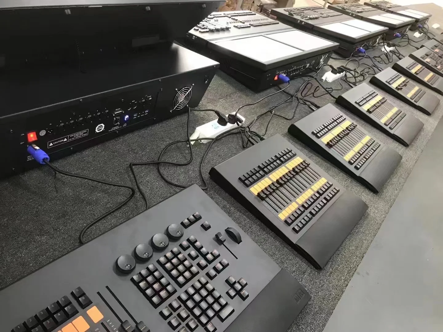 PC 페이더 윙 DJ 디스코 무대 조명 콘솔 컨트롤러 라이트, DMX512 그랜드 MA