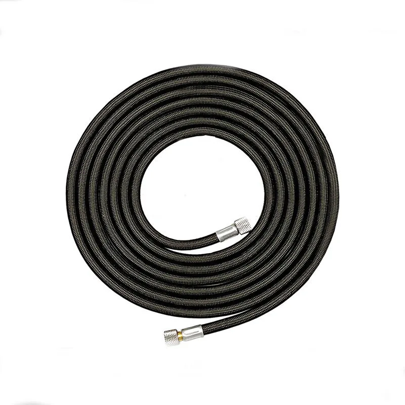 118.11인치 나일론 편조 에어브러시 호스 세트(에어브러시 및 공기 압축기 연결용 1/8인치 및 1/4인치 피팅 포함)