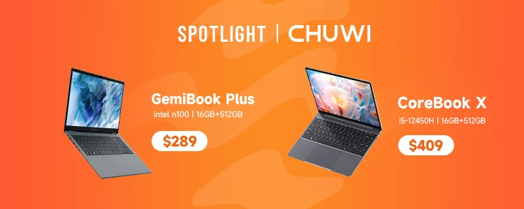 CHUWI CoreBook Plus Laptop AMD R5-7430U 6 Cores Gaming Laptop 16GB