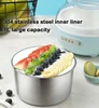 DMWD Electric Yogurt Machine Automatic Timing Sour CreamRice Wine Leben Fermentater Yoghurt Fermenting Maker With 4 Glass Cups 4