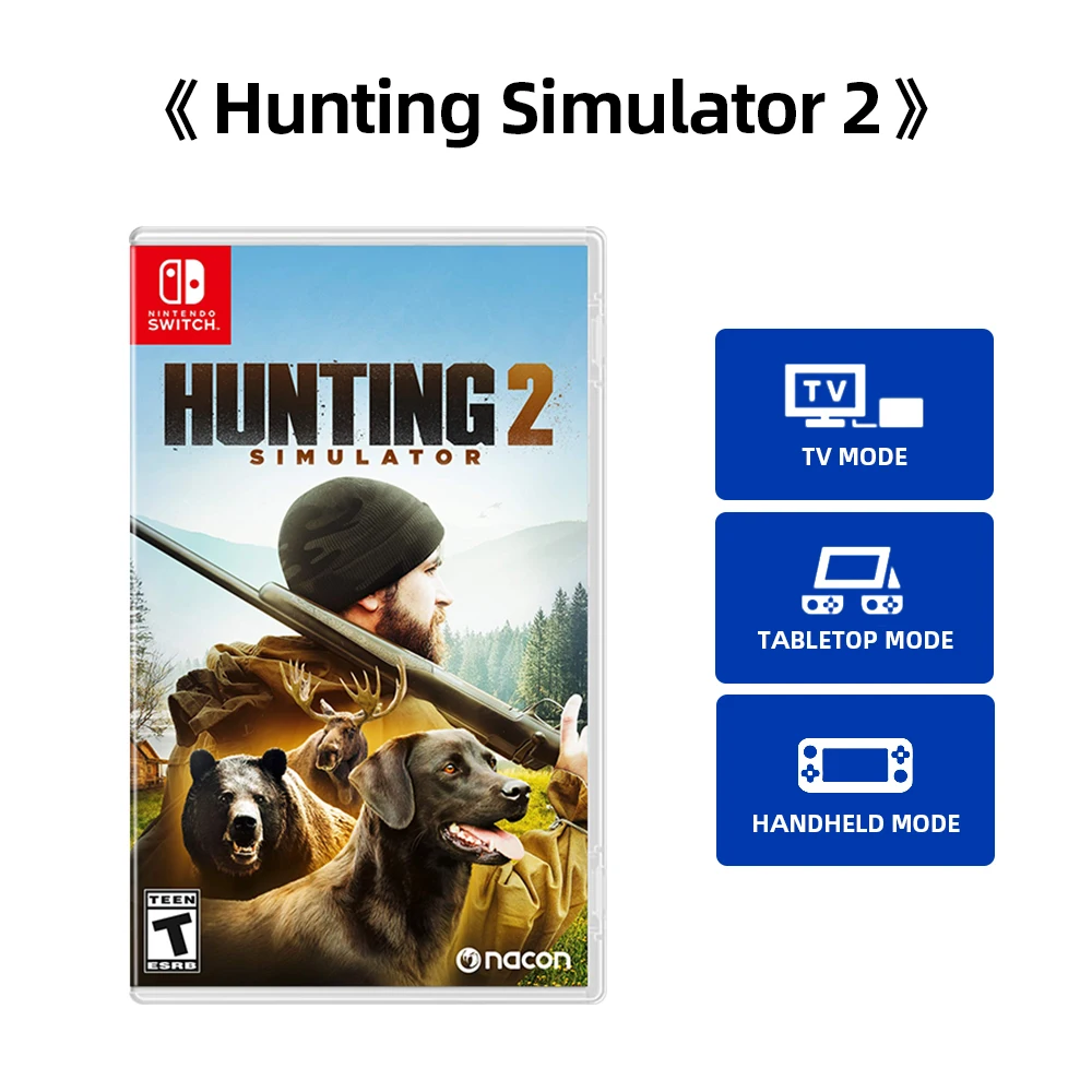 Nintendo Switch - Hunting Simulator 2 - Games Cartridge Physical