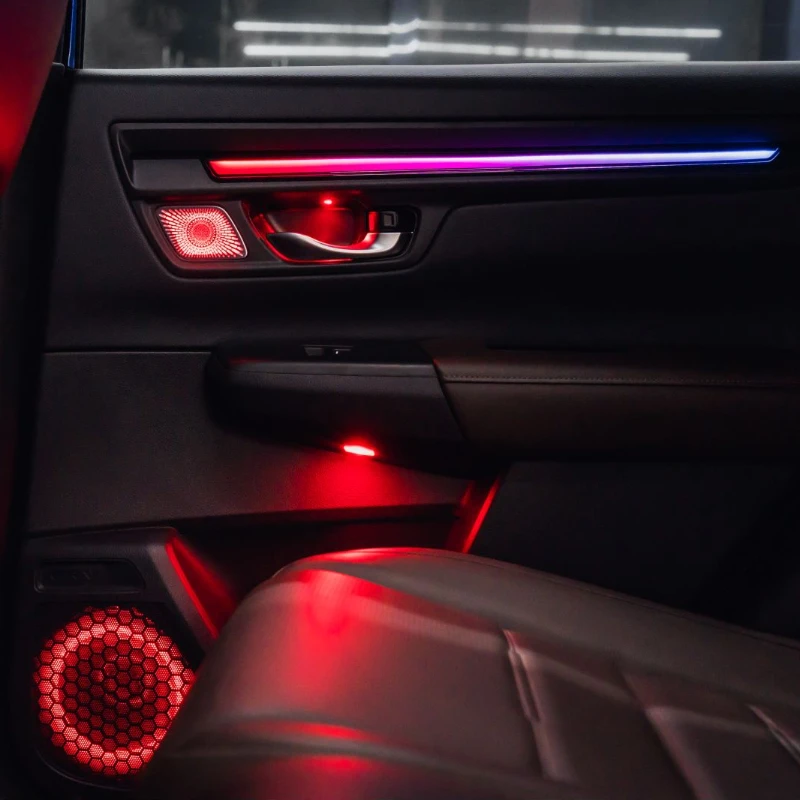 혼다 CRV 2024 LED 앰비언트 라이트, 인테리어 분위기 조명, 장식 램프 키트