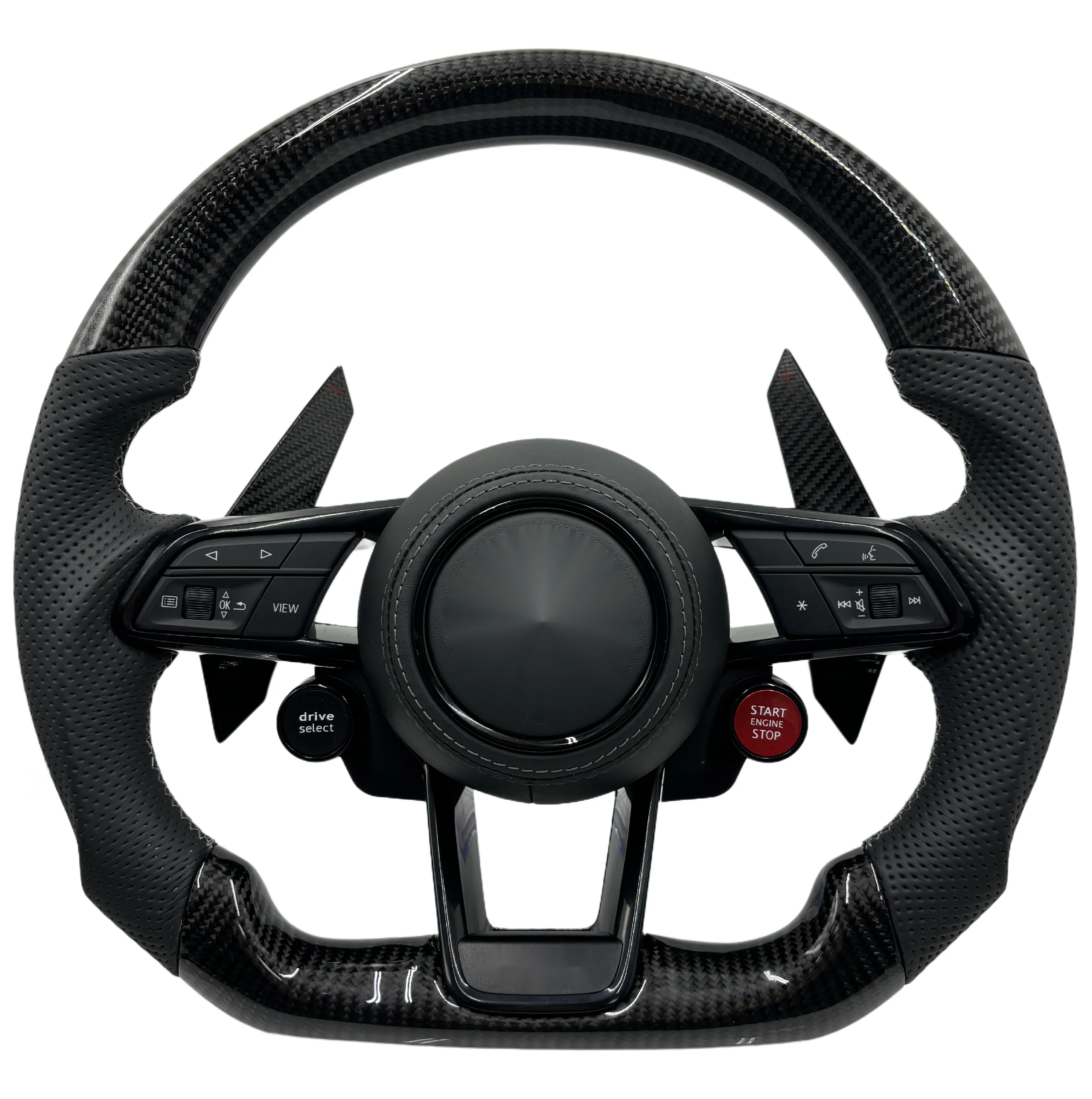 

RS Steering wheel for Audi A3 A4 A5 A6 A7 A8 S3 S4 S5 S6 S7 S8 Q3 Q5 Q7 Q8 SQ5 SQ7 SQ8 RSQ5 RSQ7 RSQ8 RS3 RS4 RS5 RS6 RS7 R8