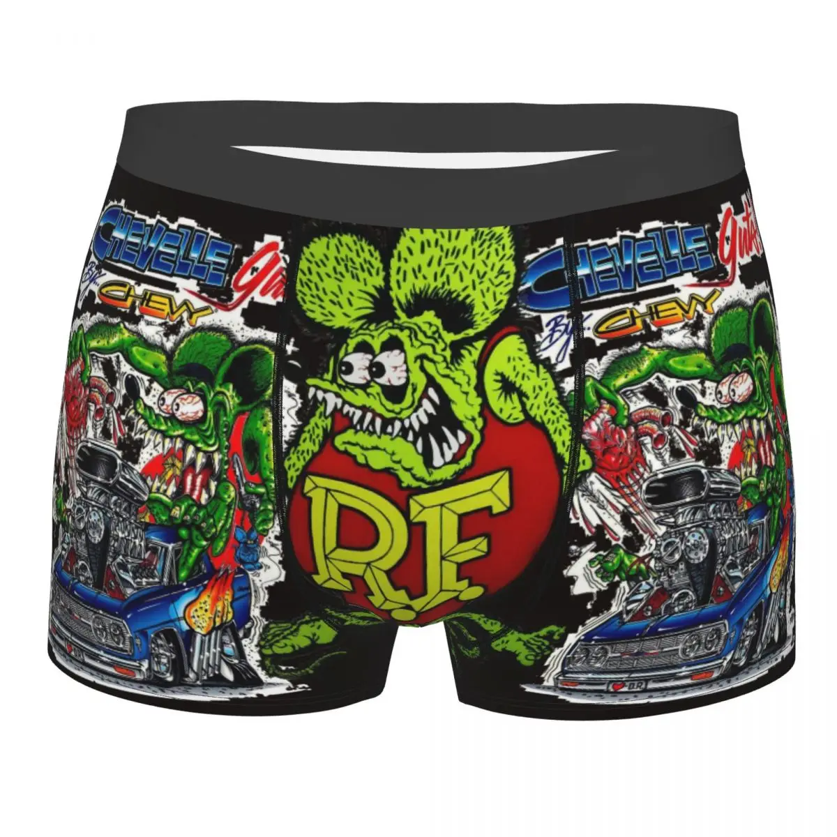 Harajuku Tales Of The Rat Fink 6 Man's Boxer Briefs Underpants Highly Breathable High Quality Gift Idea monteverdi il ritorno d ulisse in patria bernada fink christoph pregardien