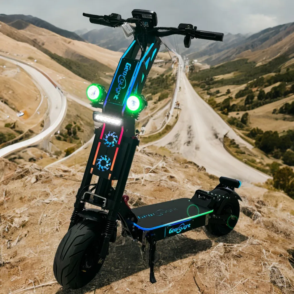 New 15000W 10000W 72V/50Ah/60Ah/100Ah Dual Motor 14 Inch Wheel Foldable E Scooter Long Range Off Road Scooter Electric