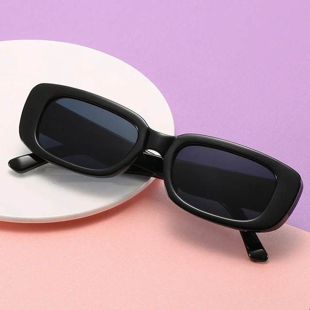 Retro Small Square Sunglasses Men and Women Trendy European and American  Fashion Street Shot Sunglasses UV