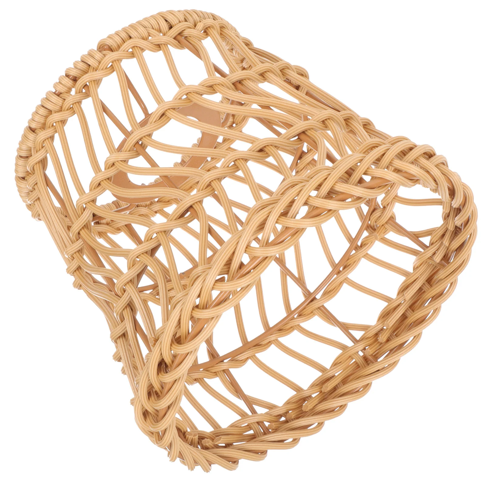 

Rattan Lampshade Restaurant Cover Woven Light Fixture Shades Vintage Office Decor Exquisite Replacement Small for Table