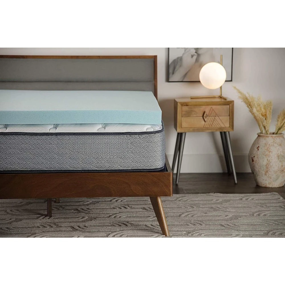 Pressure-Relieving Memory Foam Mattress Topper