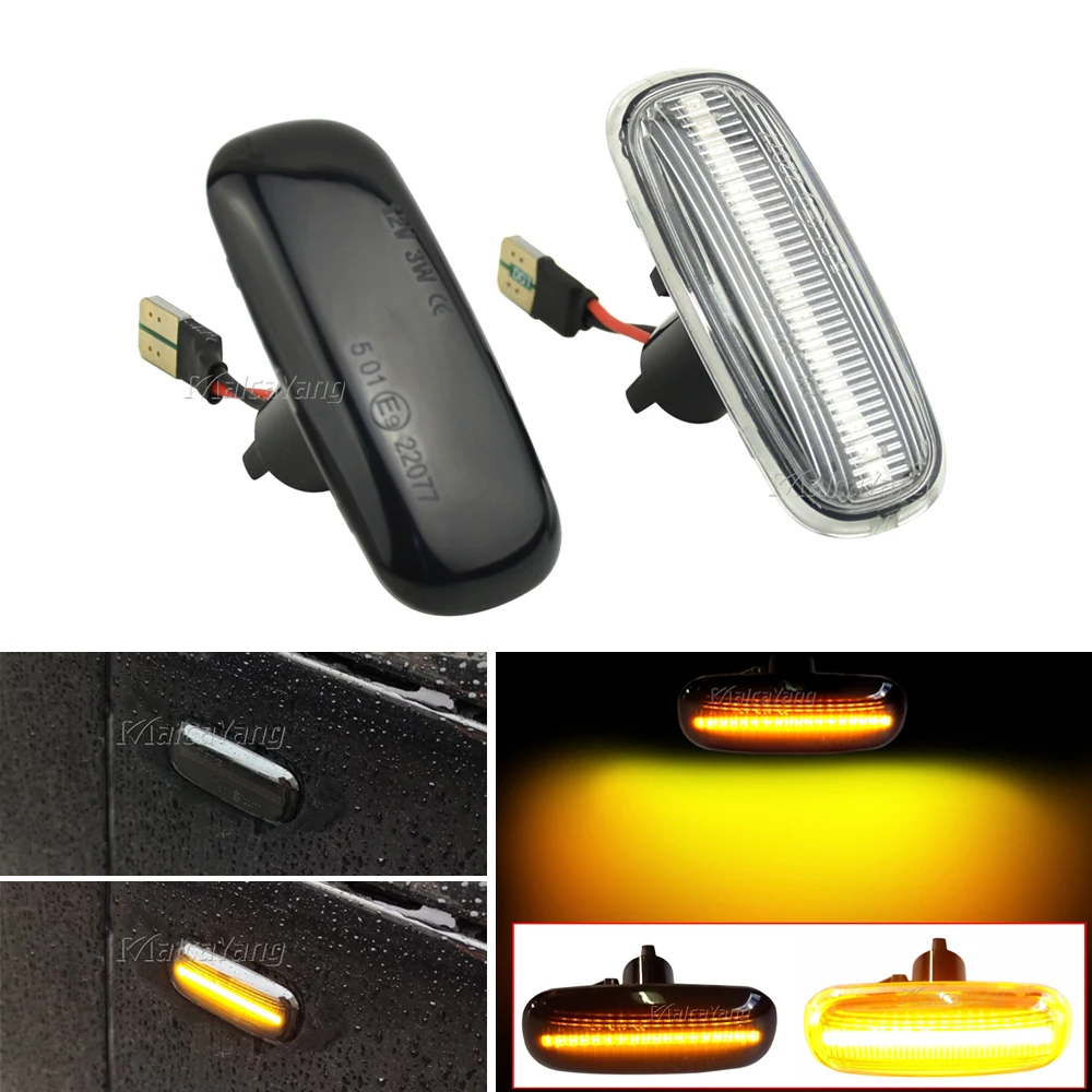 

2pcs For Audi A2 A3 A4 A6 A8 TT Led Dynamic Turn Signal Light Side Marker Fender Sequential Lamp Indicator Blinker 8N0 949 127A