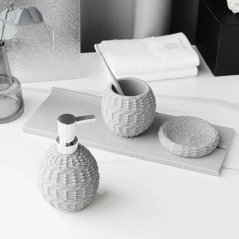 DecoTalk Nordic ins Sanitary Wash Kit Bathroom Supplies Kit Model Room Wash Desk Ornament Accessories