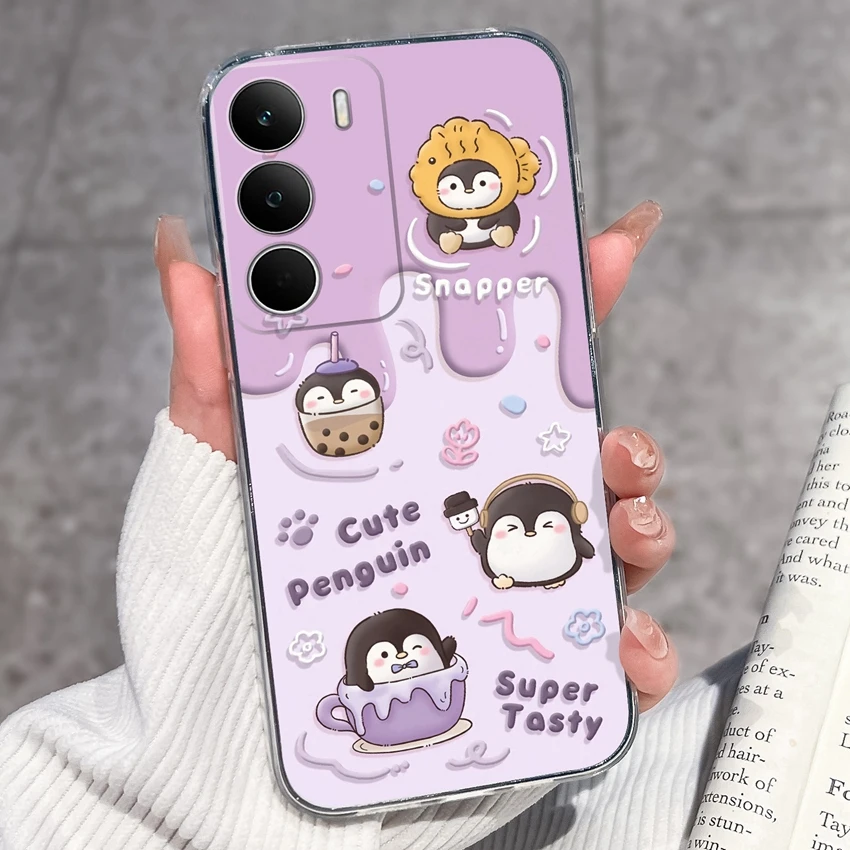 Fashion Astronaut Pattern Transparent Phone Case - Anti-Fingerprint TPU Clear Back Cover
