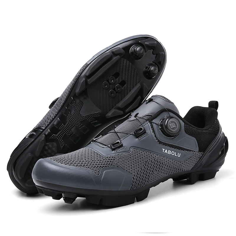 Men's mtb Cycling Sneakers Breathable Cyclocross Pro Cycling Sneakers Non-Slip Spikes Women's Cycling Road Shoes Pedal Bike Shoe 2