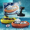 NEW 686 RC Boat 1/72 Powerful Dual Motor Wireless Radio Control Shipboat 2.4G Electric Remote Control Tugboat Model Toys for Boy 1