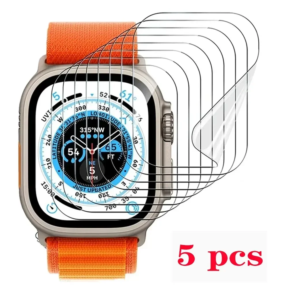 Per Apple Watch Series Ultra 8 7 6 SE 5 4 3 Accessori iwatch 49mm 44mm 40mm 45mm 41mm Pellicola Della Copertura Apple Watch Protezione Dello Schermo
