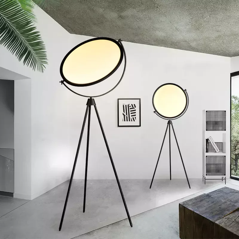 

Post modern floor lamp Italian creative tripod floor lamp black and white CORNER LAMP adjustable bedside LED designer sofa light