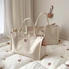 Canvas Mommy Bag Baby Nappy Bags for Newborn Diaper Organizer Pouch Babies Accessories Stroller Tote Bag Mom Handbags 1