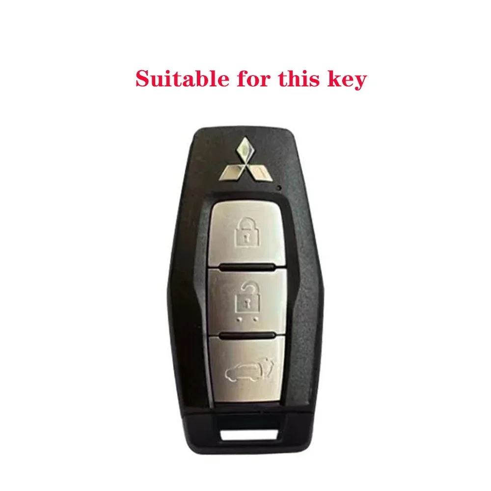 Silikon-Autoschlüsselhülle für Mitsubishi 4-Tasten-Fernbedienung