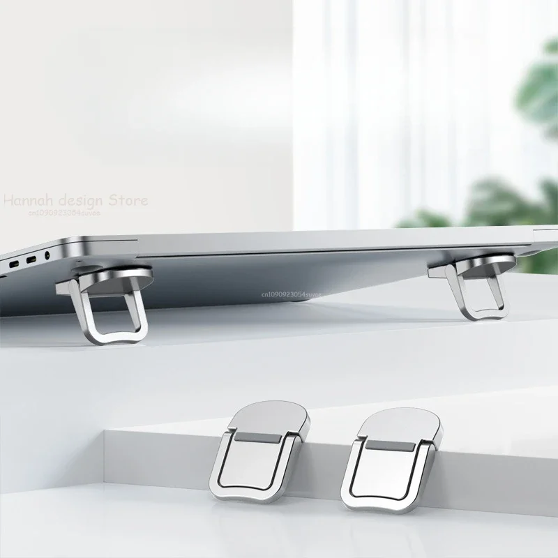 Laptop Stand Portable Cooling Bracket Game Book Support Raised Mini Invisible Keyboard Feet