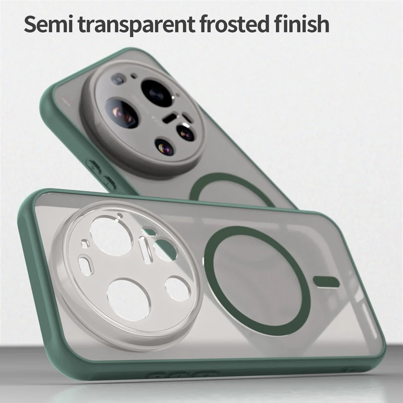 Enhanced Semi-Transparent Frosted Matte Case - Anti-Fingerprint Translucent Cover