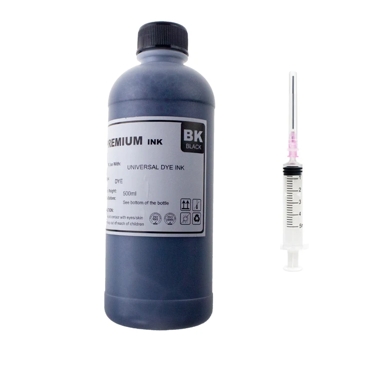 Cartuccia Stampante Nero ND 500ml Compatibile Canon HP Inchiostro Di Ricarica 500ml ND - Nero E Colori, Per Stampanti Canon, HP, Brother, Lexmark Cartucce Brother Dcpj1050dw - Foto 4