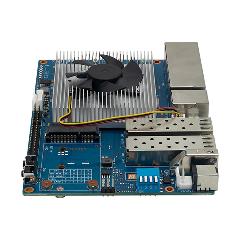 Banana pi Bpi-r3 Fan Dissipador de Calor Bpi-r3 Acessórios - Imagem 3