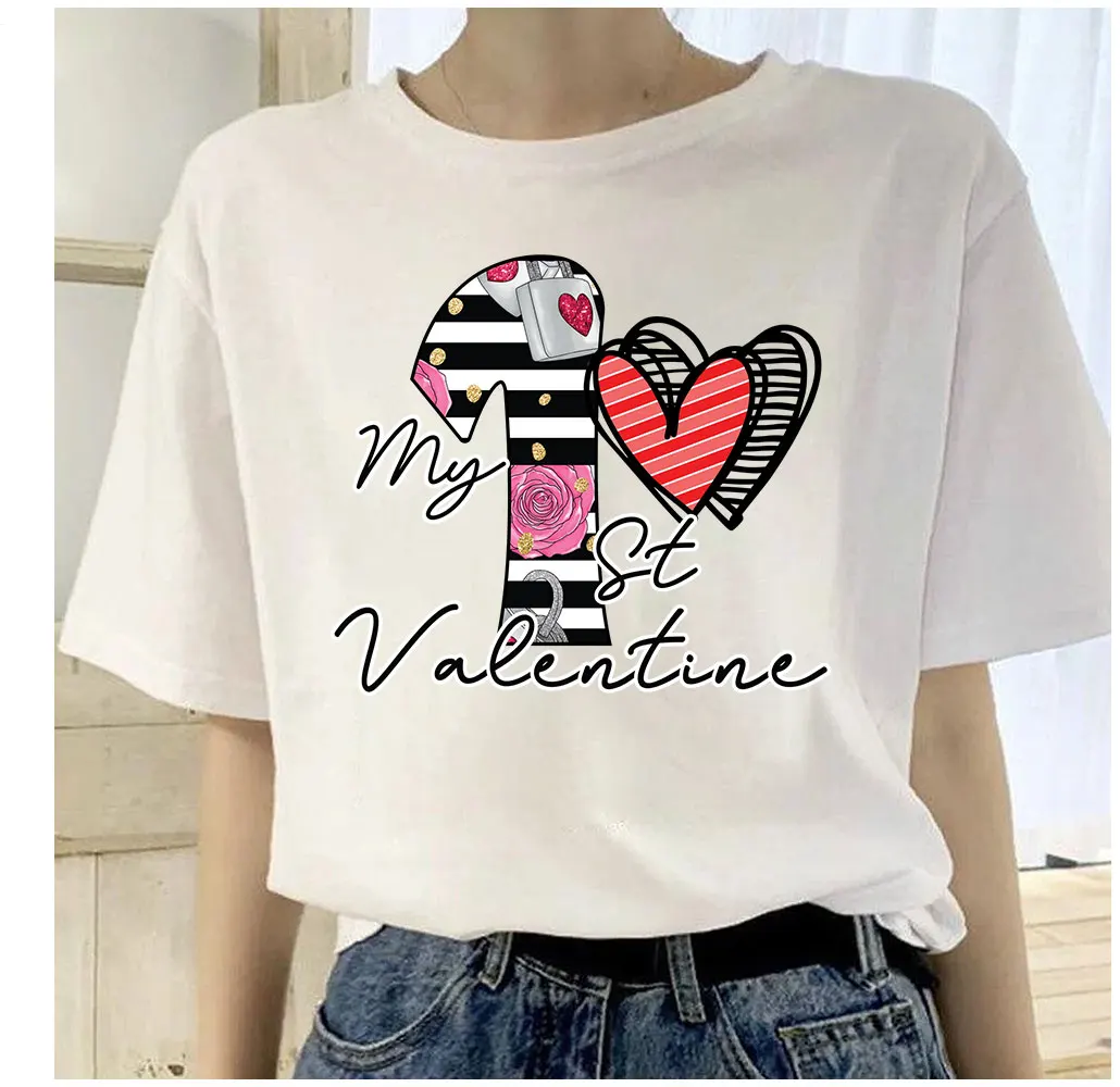 Valentines Day Iron on Transfer Stickers T Shirt 6Pcs Decals Heat