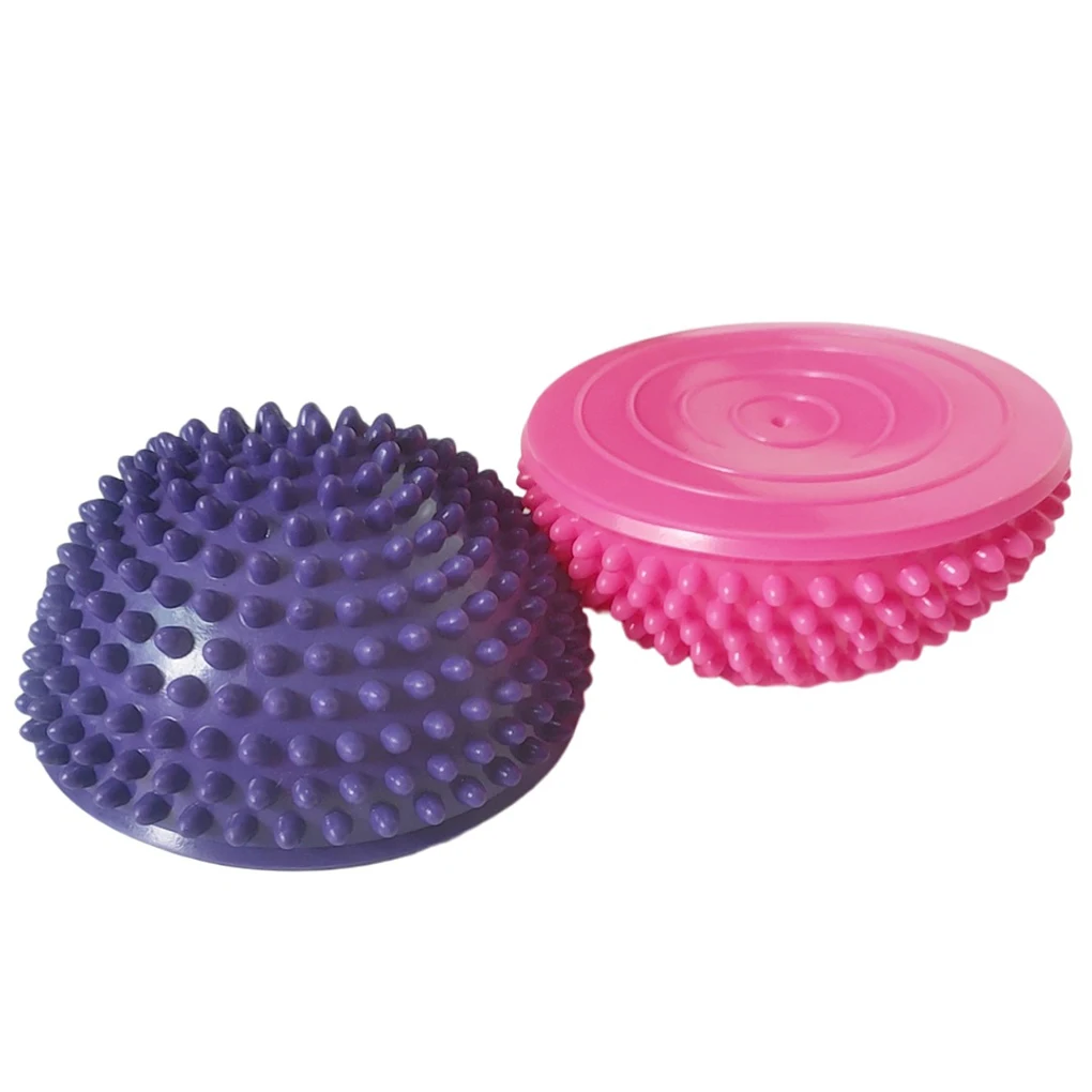 Inflatable Half Sphere Massage Yoga Balls PVC Massage Fitball Exercises Trainer Balancing Ball For Gym Sport Fitness