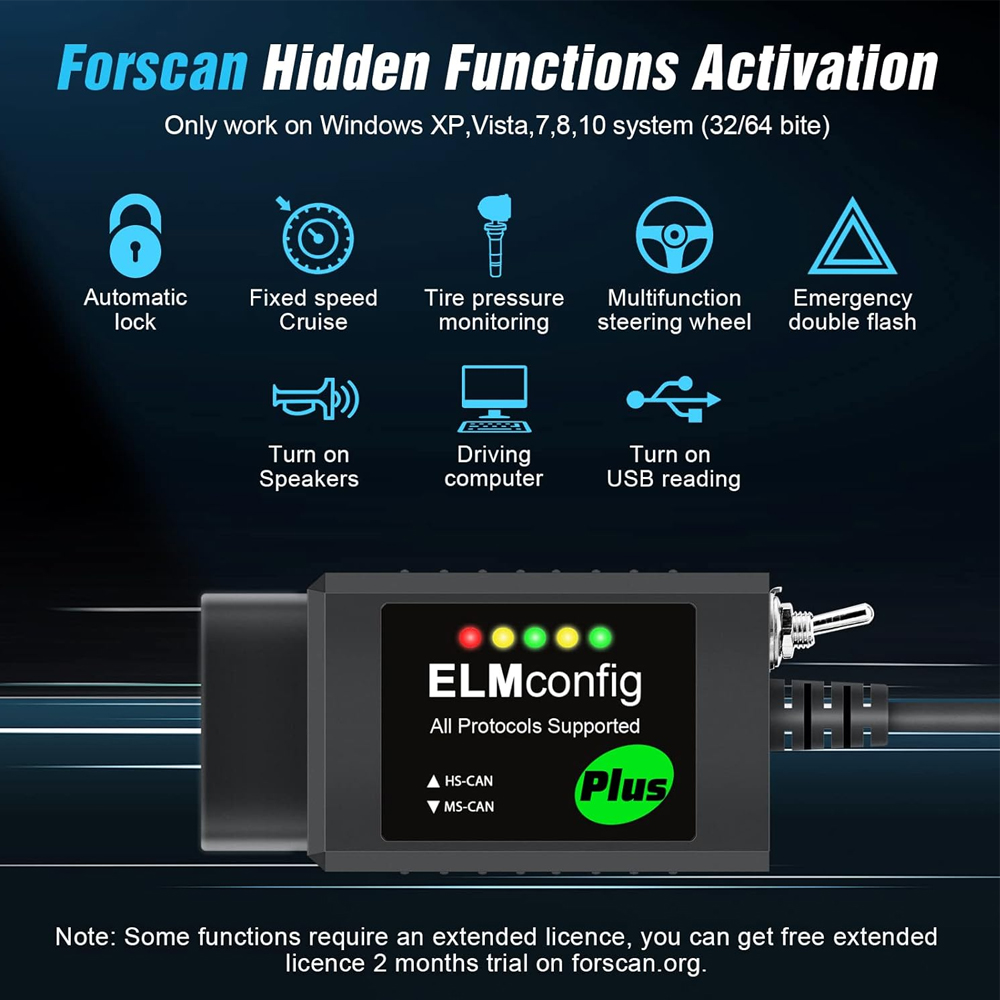 OBD2 Bluetooth Scanner – Professional Diagnostic Tool Set!!