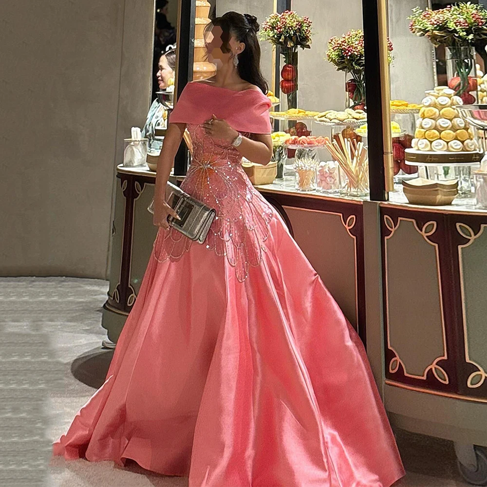 boat neck dress formal Elizabeth K GL3629 Prom Dress - Champagne