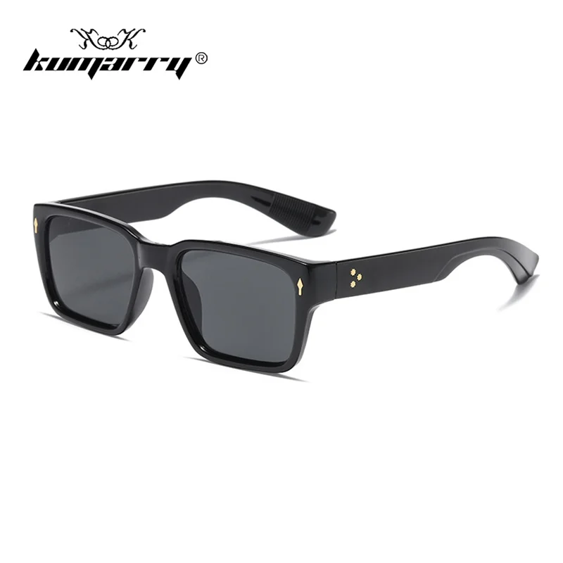 KUMARRY Rectangle Vintage Sunglasses Men's Sun Glasses New Brand Designer Sunglass Men Goggles Outdoor Vacation gafas UV400