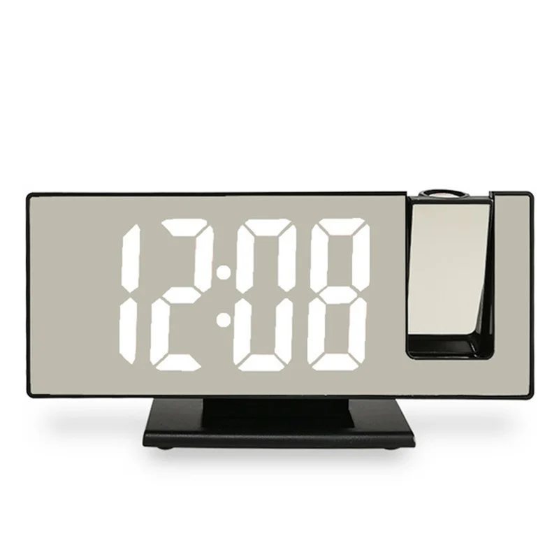 Réveil Numérique Diboniur Grand écran LED - Double Alarme, Snooze, 5 Niveaux De Luminosité, USB-C