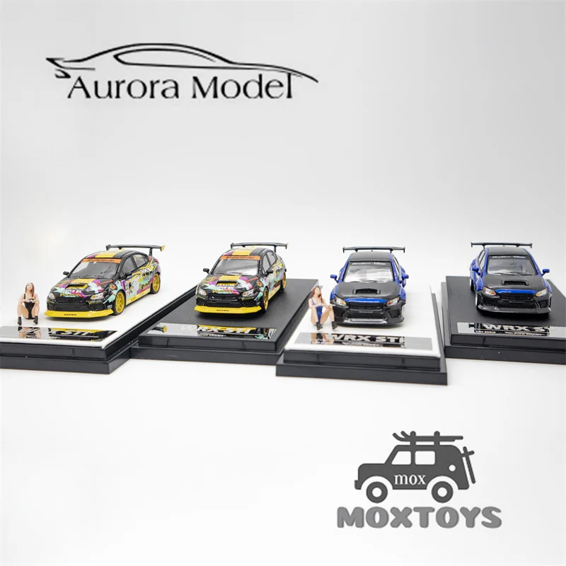 Aurora Model 1/64 スバル WRX STI HKS SUBARU WRX STi + Figure - HKS