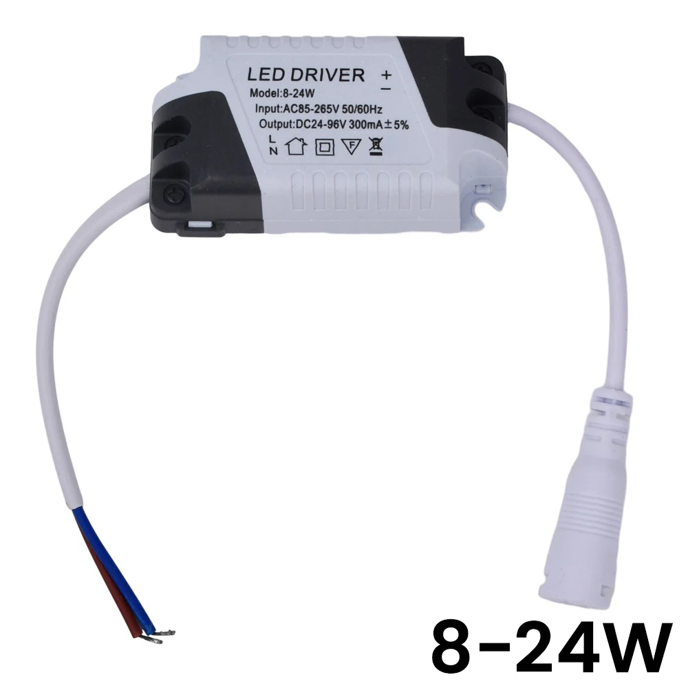 Comprar 1X Adaptador de controlador LED 8-24W, 24-36W, 36-50W Fuente de  alimentación de transformador para tira de LED