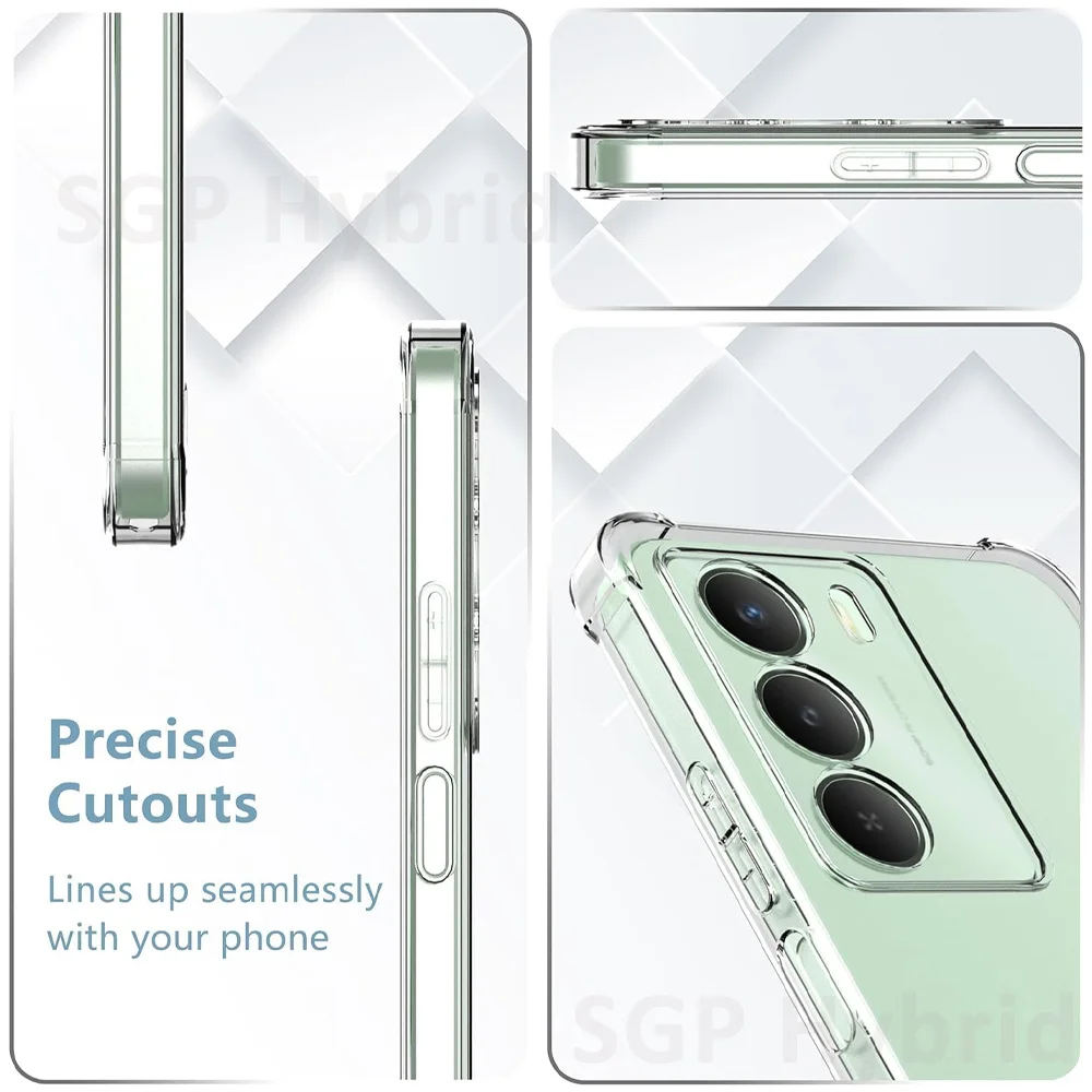 Clear Silicone Shockproof Case with Lens Protection