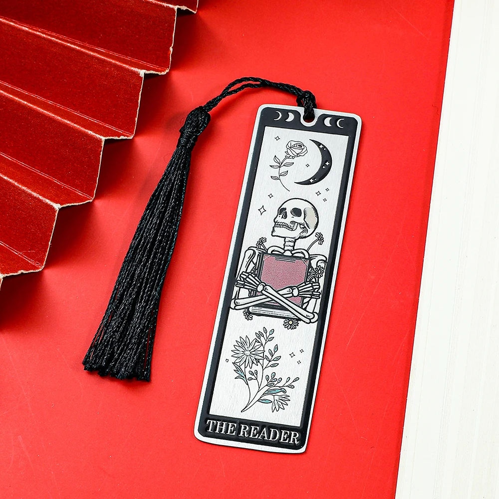 1pc Innovative Stainless Steel Bookmarks For Bookworms Book Lovers Women Gift