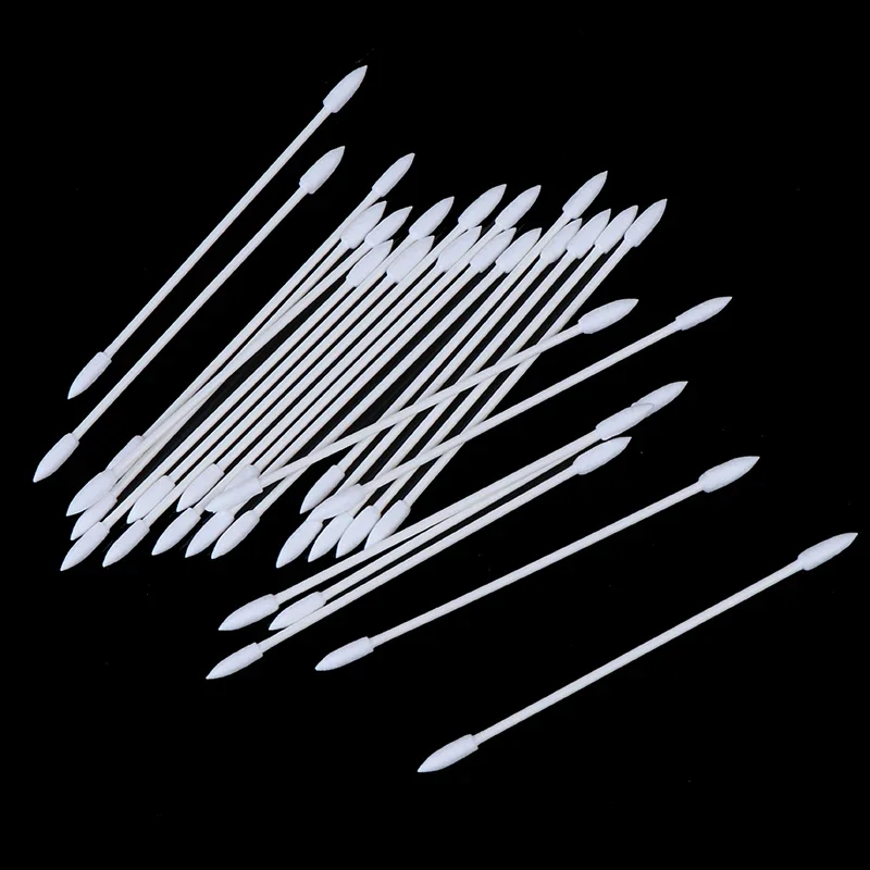50/100Pcs Disposable Cotton Swab Cosmetics Permanent Makeup Health Medical Ear Jewelry Clean Sticks Buds Tip Cotton Head Swab