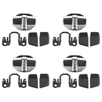 4 Set TRD Door Stabilizer Door Lock Protector Latches Cover for Subaru All Series BRZ XV Forester Legacy Outback WRX 1