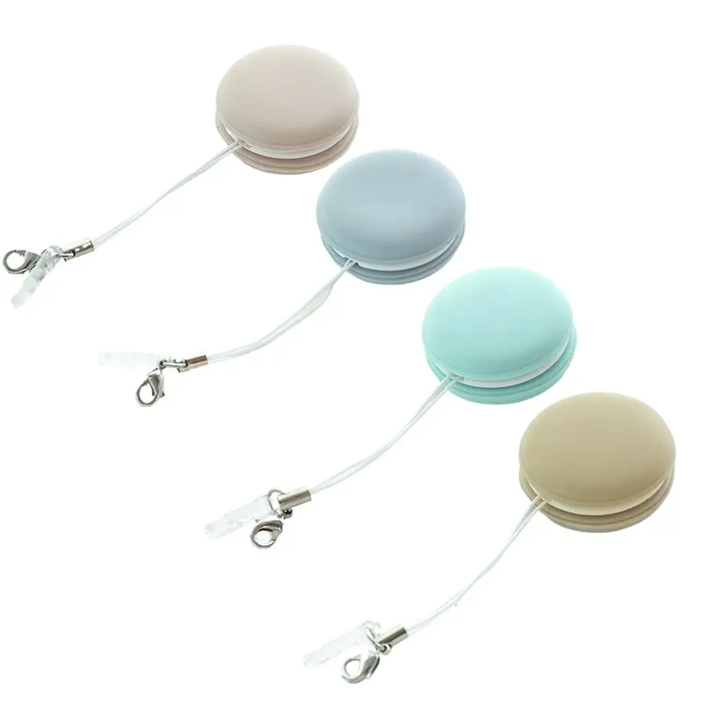 Cell Phone Screen Wipe Macaron Shape Cleaning Cloth Pendant Multifunction Cleaning Tools Glasses Lens Cleaner Key Pendant Gift 6