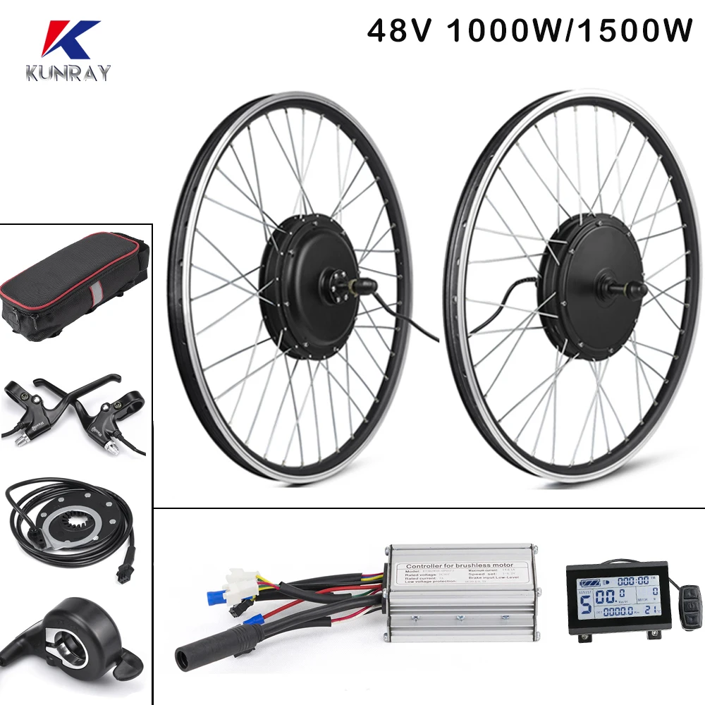 Kit électrique Vélo CSC 48V 1000W/1500W – Moteur Roue Et Batterie Dispo