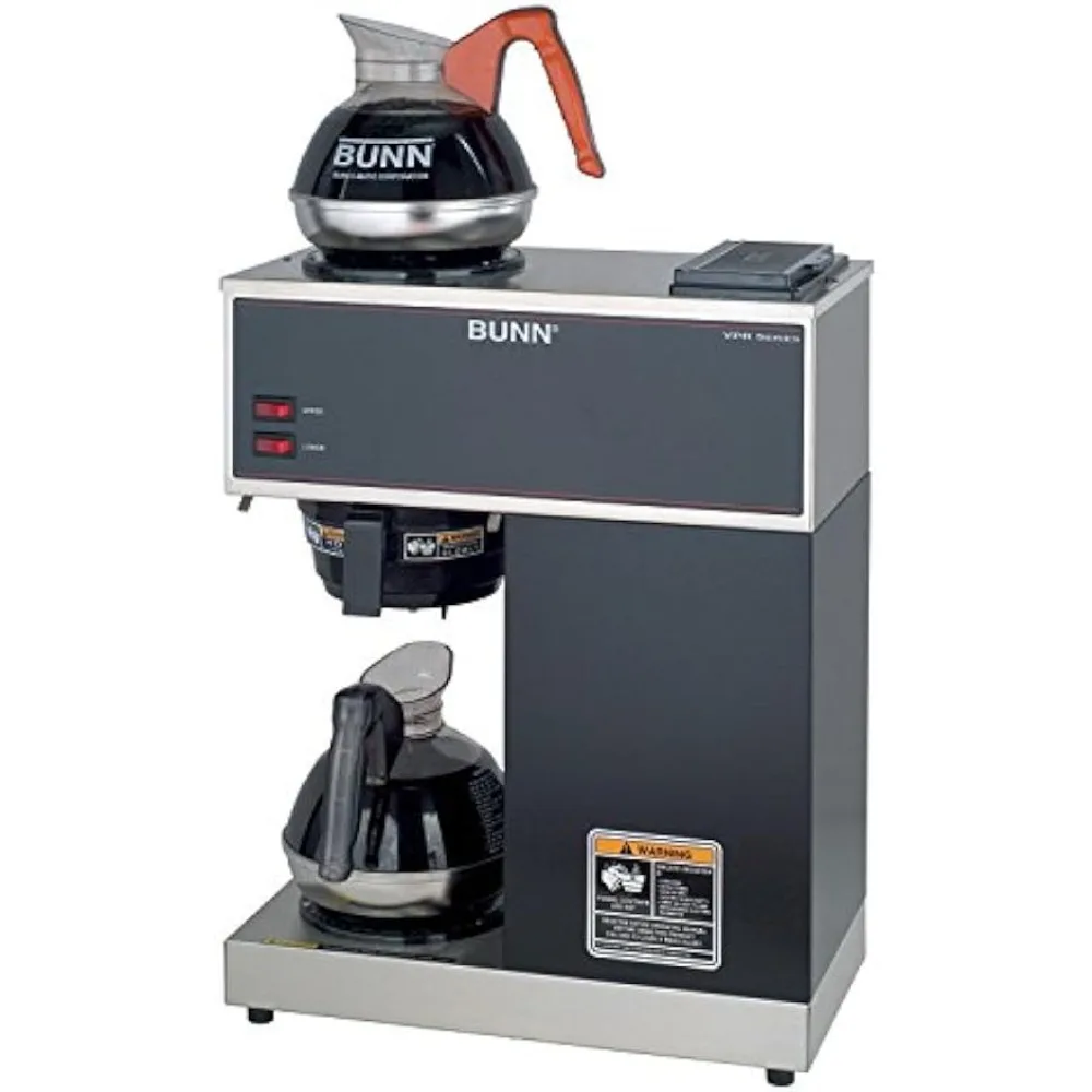 

BUNN - 33200.0002 VPR-2EP 12-Cup Pourover Commercial Coffee Brewer Plus 2 Easy Pour Commercial Decanters
