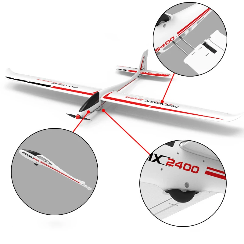 Volantex Phoenix 2400 2400mm PNP Planeur RC EPO 5CH FPV