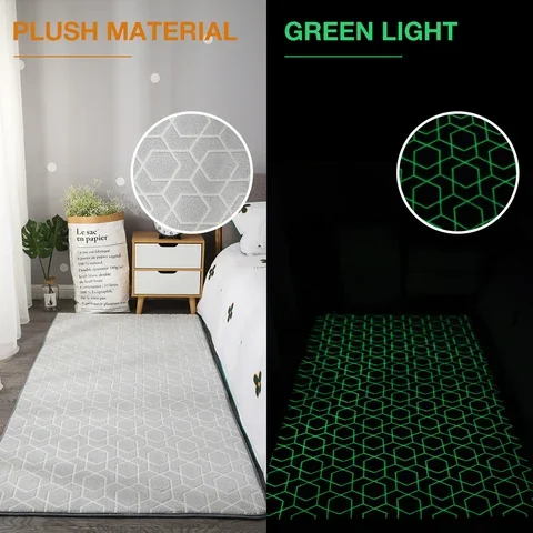 

Plush Carpet for Living Room Fluffy Rug Luminous Bed Room Carpets Anti-slip Floor Gray Soft Rugs Tie Dyeing Velvet Kids Room Mat