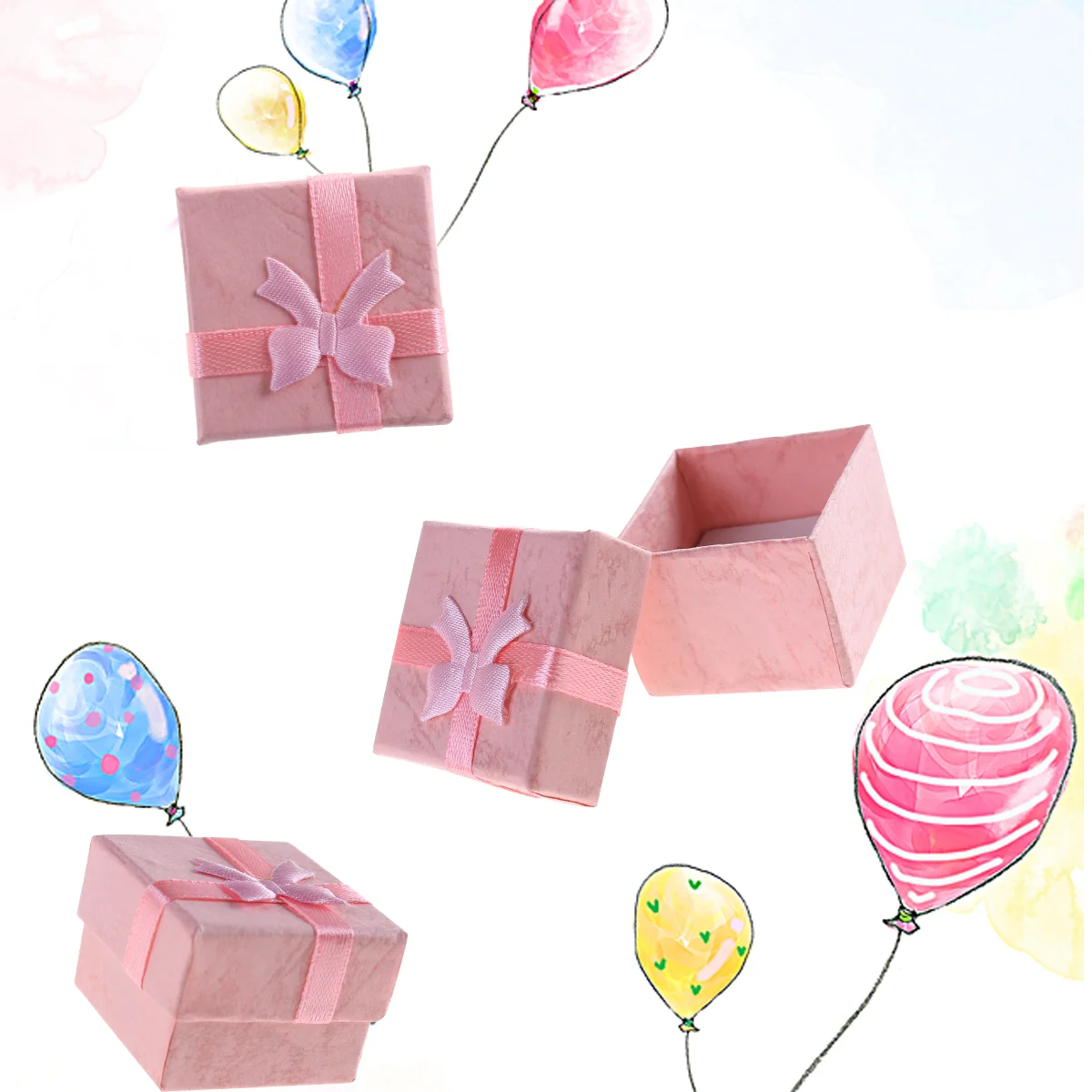 

24pcs Paper Cardboard Jewelry Gift Boxes with Lids Jewelry Packaging Boxes Bracelet Necklace Jewelery Storage Boxes for