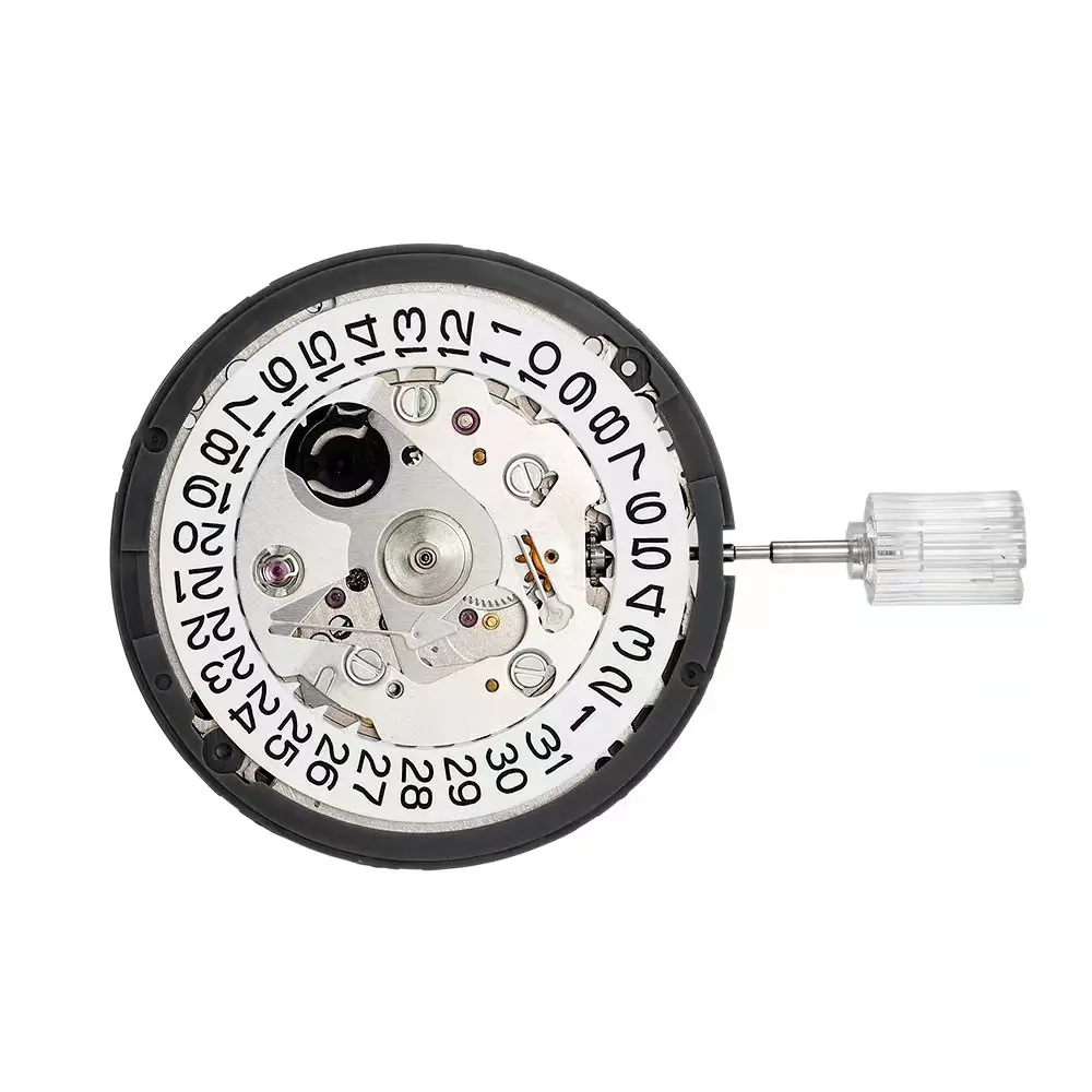 Japan Original NH35/NH36 Mechanical Movement With White Date Window 24 Jewels Automatic Self-winding High Accuracy Movt Replace