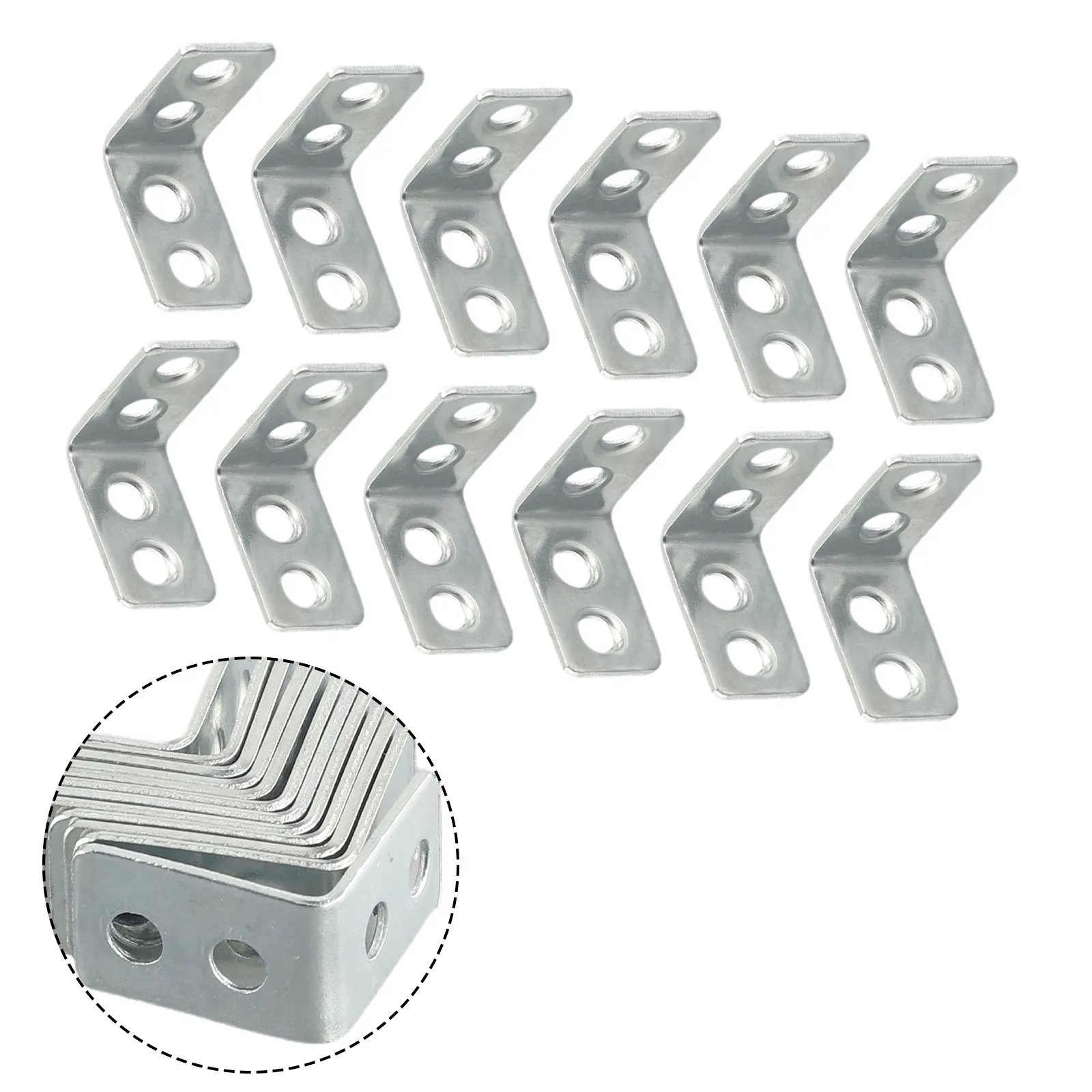 Description Picture 3 of itemWall Bracket Right Angle Code Metal Corner Exhibition Stand Garden Iron Kitchen L-shaped Shelf Bookshelf Braces Durable
