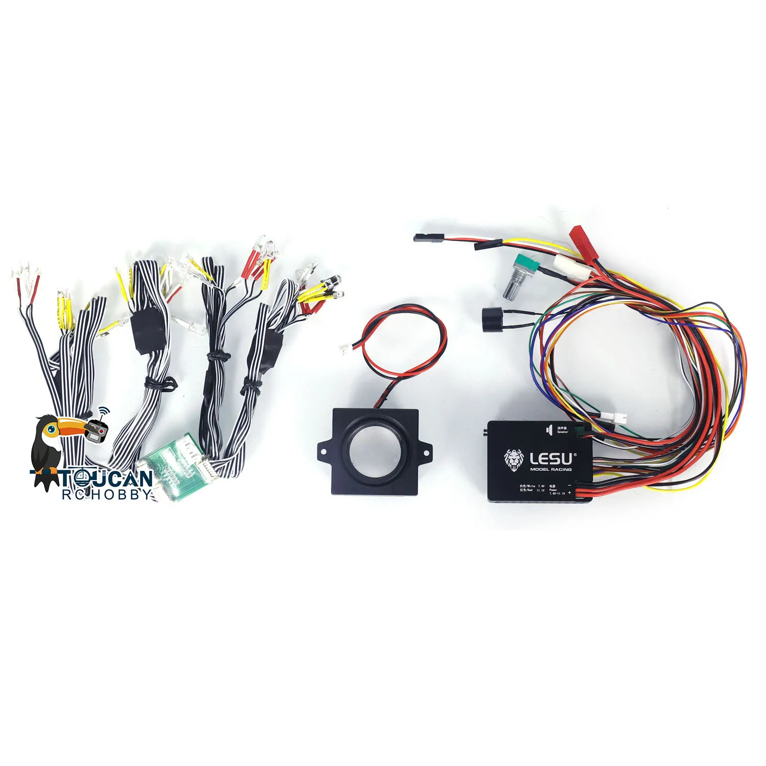 Kit LED sonore LESU pour camion benne 1/14 RC - Pièces construction