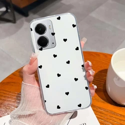 Cute Healing Cartoon Pattern Transparent Soft TPU Silicone Shockproof Phone Case for Realme P3 (U771)