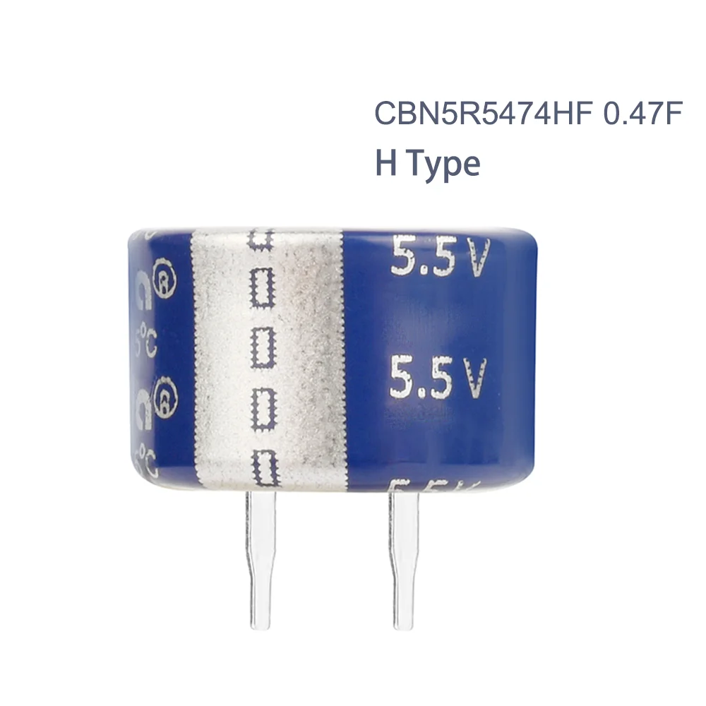 Cbn Super Condensatori Cda Cbn5R5474Cf 5.5V 0.47F Tipo C Condensatore Condensatore Condensatore Farrah Supercondensatori