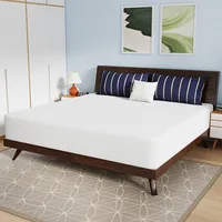 12 Inch Bamboo Charcoal Cooling Gel Memory Foam Mattress in a Box, Medium-Firm Support, Fiberglass-Free Design for Pressure Reli 1